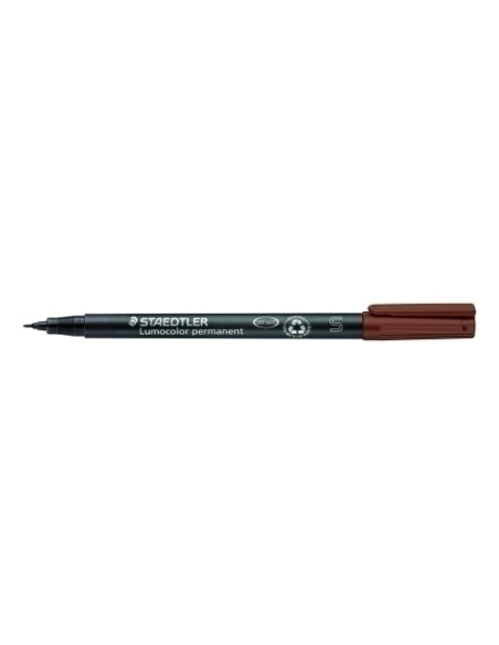 ROTULADOR PERMANENTE STAEDTLER 313 LUMOCOLOR S  MARRON