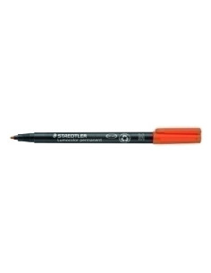 ROTULADOR PERMANENTE STAEDTLER 317 LUMOCOLOR M  NARANJA