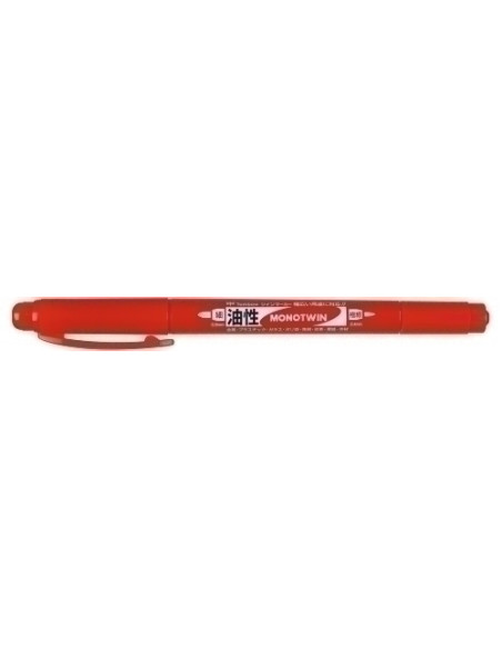 MARCADOR TOPACA PERM TOMBOW MONO TWIN DOBLE PUNTA 0408 ROJO