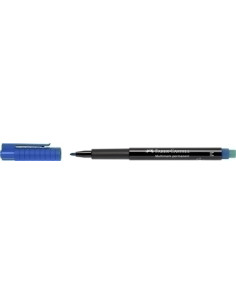 ROTULADOR PERMANENTE FABER-CASTELL MULTIMARK M  AZUL