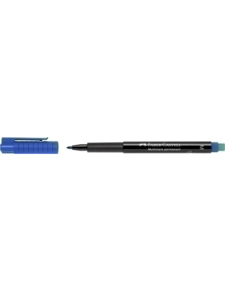 ROTULADOR PERMANENTE FABER-CASTELL MULTIMARK M  AZUL