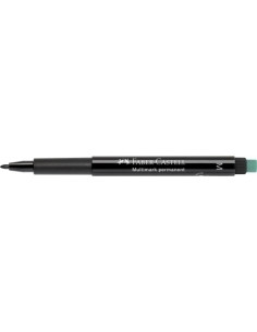 ROTULADOR PERMANENTE FABER-CASTELL MULTIMARK M  NEGRO