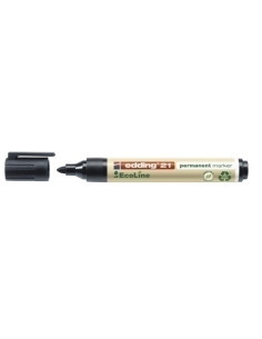 MARCADOR PERMANENTE EDDING   21 ECOLINE CONICO NEGRO