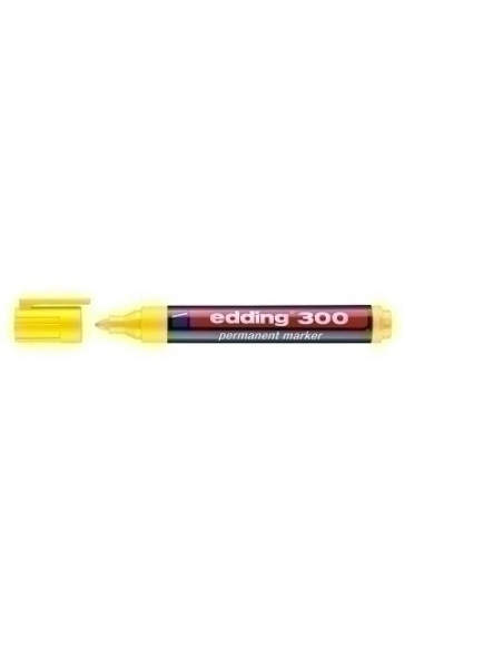 MARCADOR PERMANENTE EDDING  300 CONICO  AMARILLO