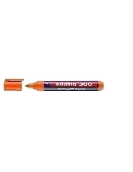 MARCADOR PERMANENTE EDDING  300 CONICO  NARANJA