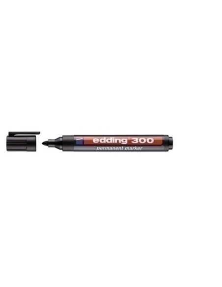 MARCADOR PERMANENTE EDDING  300 CONICO  NEGRO