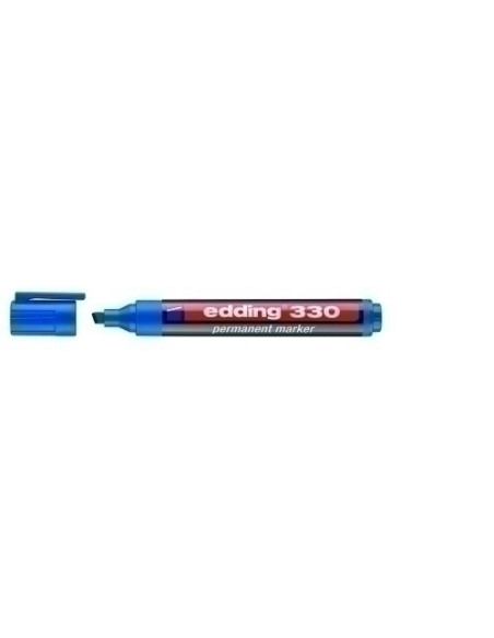 MARCADOR PERMANENTE EDDING  330 BISELADO  AZUL CLARO