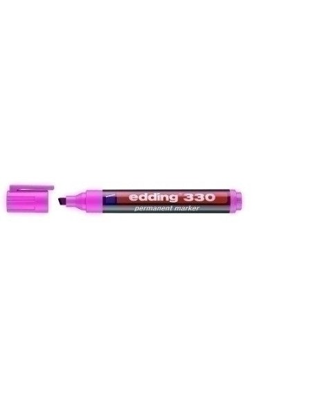 MARCADOR PERMANENTE EDDING  330 BISELADO  ROSA