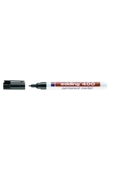 MARCADOR PERMANENTE EDDING  400 CONICO NEGRO