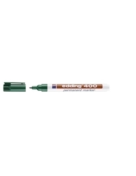 MARCADOR PERMANENTE EDDING  400 CONICO VERDE