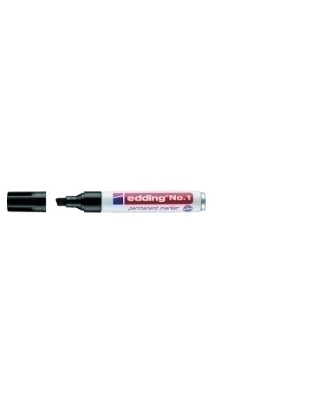 MARCADOR PERMANENTE EDDING No1 BISELADO NEGRO