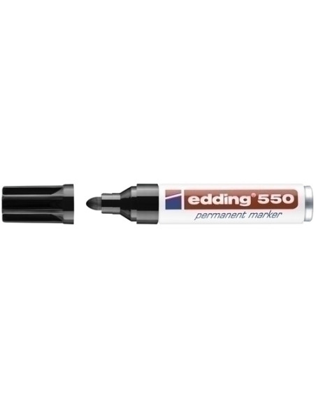 MARCADOR PERMANENTE EDDING  550 CONICO NEGRO