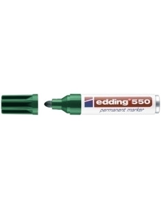 MARCADOR PERMANENTE EDDING  550 CONICO VERDE