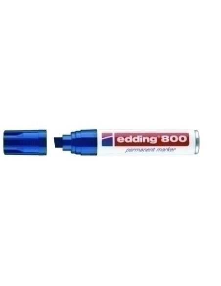 MARCADOR PERMANENTE EDDING  800 BISELADO AZUL