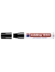 MARCADOR PERMANENTE EDDING  850 BISELADO NEGRO