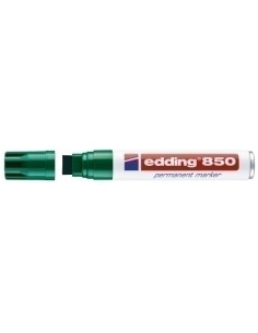 MARCADOR PERMANENTE EDDING  850 BISELADO VERDE