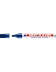 MARCADOR PERMANENTE EDDING 3300 BISELADO AZUL