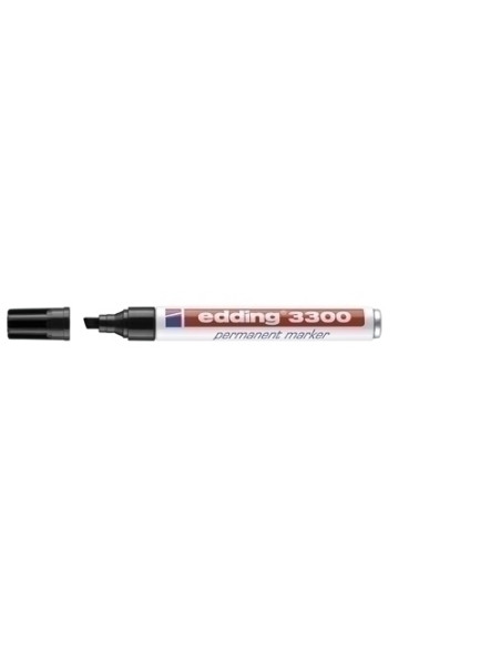 MARCADOR PERMANENTE EDDING 3300 BISELADO NEGRO