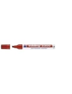 MARCADOR PERMANENTE EDDING 3300 BISELADO ROJO