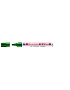 MARCADOR PERMANENTE EDDING 3300 BISELADO VERDE