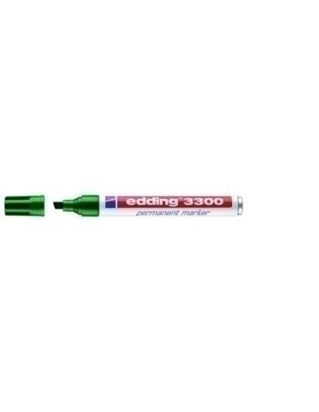 MARCADOR PERMANENTE EDDING 3300 BISELADO VERDE