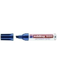 MARCADOR PERMANENTE EDDING 500 BISELADO AZUL