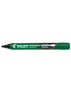 MARCADOR PERMANENTE PILOT MARKER SCA-100 CONICO 10 mm VERDE