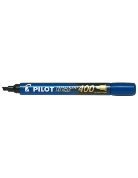 MARCADOR PERMANENTE PILOT MARKER SCA-400 BISELADO 40 mm AZUL