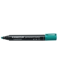 MARCADOR PERMANENTE STAEDTLER 350 LUMOCOLOR BISELADO VERDE
