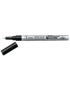 MARCADOR TOPACA PERM PILOT SUPER COLOR FINO PLATA