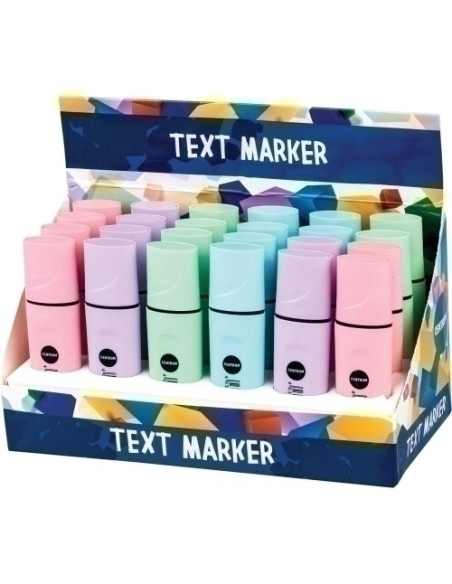 MARCADOR FLUOR CENTRUM PASTEL EXPOSITOR de 24