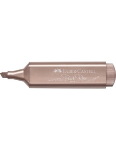 MARCADOR FLUOR FABER-CASTELL TEXTLINER 1546 METALICO ORO ROSA