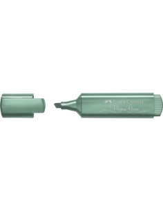 MARCADOR FLUOR FABER-CASTELL TEXTLINER 1546 METALICO VERDE