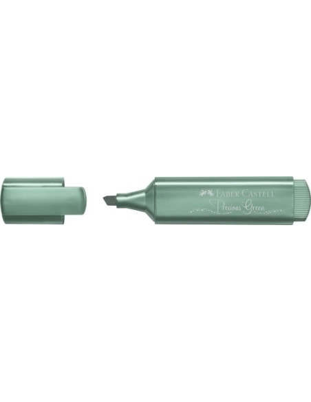 MARCADOR FLUOR FABER-CASTELL TEXTLINER 1546 METALICO VERDE