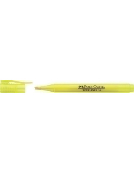 MARCADOR FLUOR FABER-CASTELL TEXTLINER 38 AMARILLO