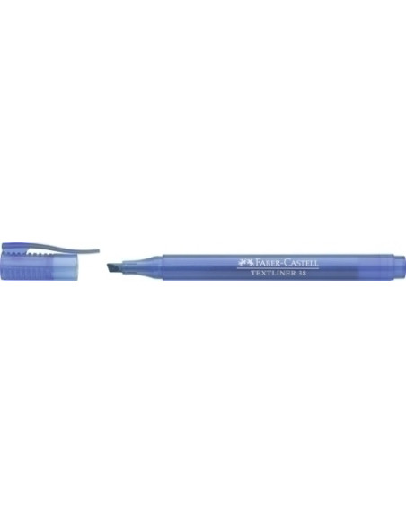 MARCADOR FLUOR FABER-CASTELL TEXTLINER 38 AZUL