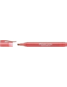 MARCADOR FLUOR FABER-CASTELL TEXTLINER 38 ROJO
