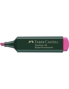 MARCADOR FLUOR FABER-CASTELL TEXTLINER 48  ROSA