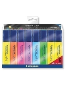 MARCADOR FLUOR STAEDTLER 364 TEXTSURFER CLASSIC ESTUCHE de 62