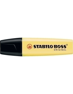 MARCADOR FLUOR STABILO BOSS 70  PASTEL AMARILLO