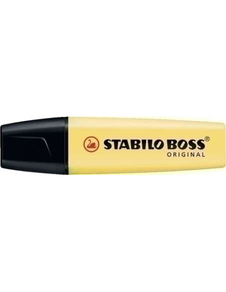 MARCADOR FLUOR STABILO BOSS 70  PASTEL AMARILLO
