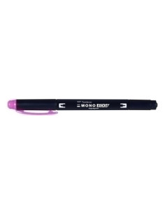 MARCADOR FLUOR TOMBOW MONO EDGE DOBLE PUNTA ROSA