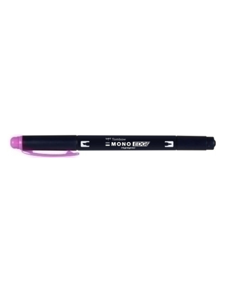MARCADOR FLUOR TOMBOW MONO EDGE DOBLE PUNTA ROSA