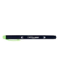 MARCADOR FLUOR TOMBOW MONO EDGE DOBLE PUNTA VERDE