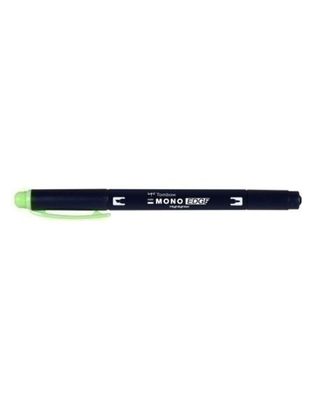 MARCADOR FLUOR TOMBOW MONO EDGE DOBLE PUNTA VERDE