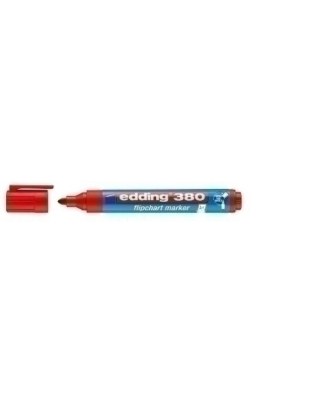 MARCADOR FLIPCHART EDDING 380 CONICO ROJO