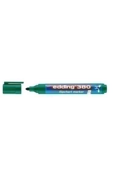 MARCADOR FLIPCHART EDDING 380 CONICO VERDE