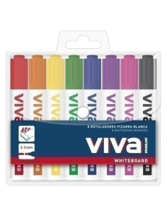 MARCADOR PIZARRA MOLIN SURTIDO BOLSA DE 8