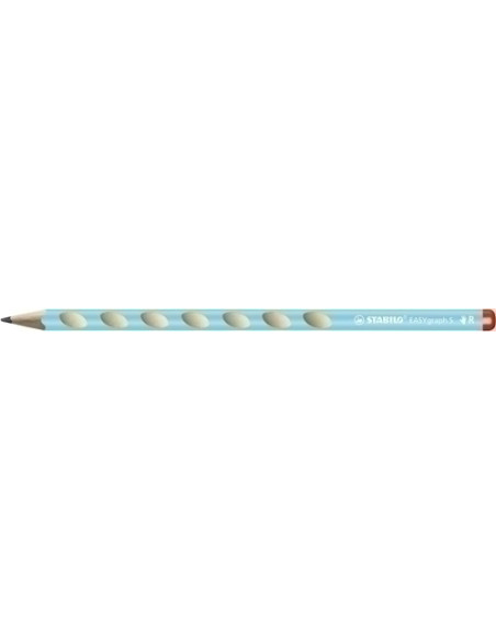 LAPIZ de GRAFITO STABILO EASY GRAPH S para DIESTROS AZUL - HB