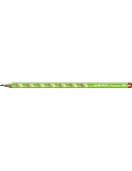 LAPIZ de GRAFITO STABILO EASY GRAPH S para DIESTROS VERDE - HB
